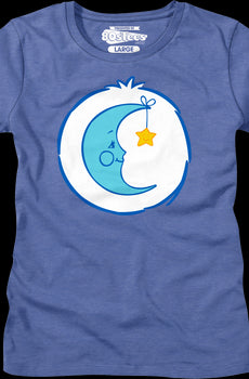 Womens Bedtime Bear Belly Badge Care Bears Shirt