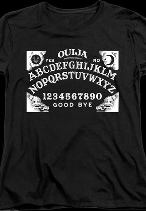 Womens Black Ouija Board Shirt