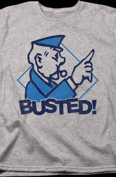 Womens Busted Monopoly Shirt