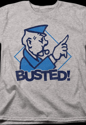 Womens Busted Monopoly Shirt