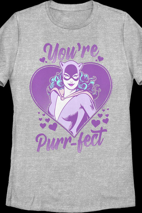 Womens Catwoman You're Purr-fect DC Comics Shirtmain product image