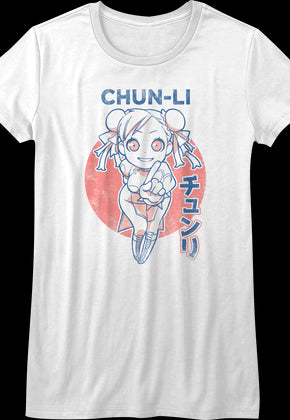 Womens Chibi Chun-Li Street Fighter Shirt