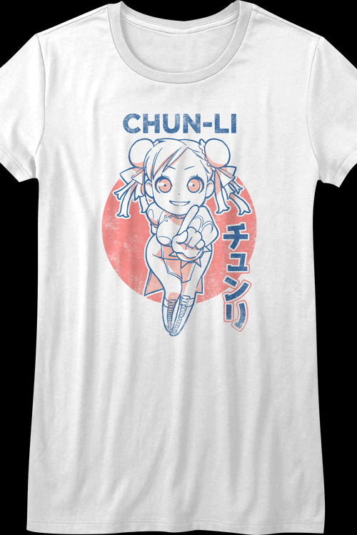 Womens Chibi Chun-Li Street Fighter Shirtmain product image