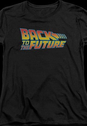 Womens Classic Logo Back To The Future Shirt