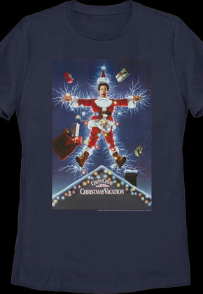 Womens Classic Poster National Lampoon's Christmas Vacation Shirt
