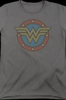 Womens Classic Wonder Woman Logo Shirt