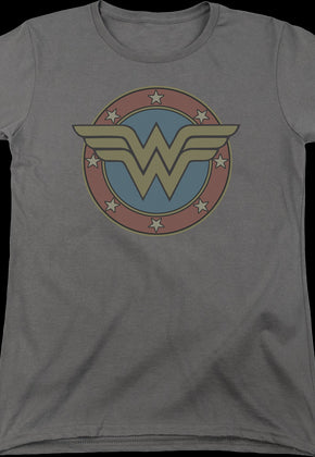 Womens Classic Wonder Woman Logo Shirt