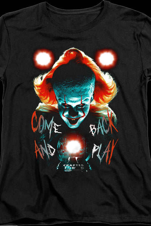 Womens Come Back And Play IT Chapter Two Shirtmain product image