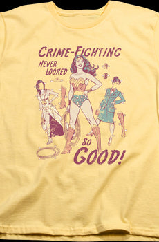 Womens Crime-Fighting Never Looked So Good Wonder Woman Shirt