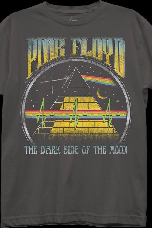 Womens Dark Side of the Moon Soundwaves Pink Floyd Shirtmain product image