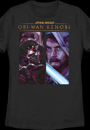 Womens Darth Vader and Obi-Wan Kenobi Star Wars Shirt