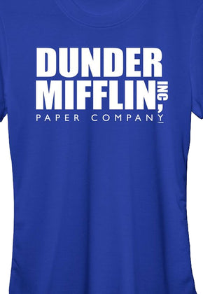 Womens Dunder Mifflin The Office Shirt