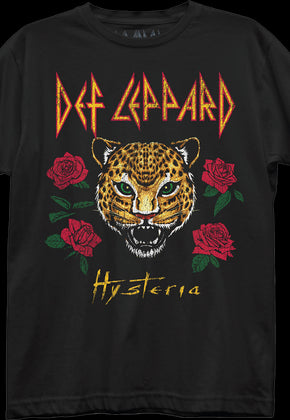 Womens Floral Hysteria Def Leppard Shirt