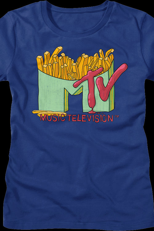Womens French Fries Logo MTV Shirtmain product image