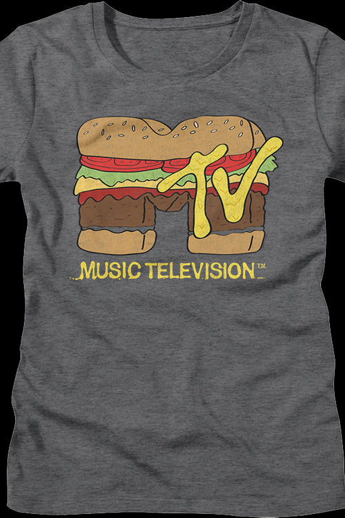 Womens Hamburger Logo MTV Shirtmain product image