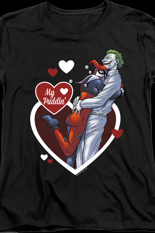 Womens Harley Quinn And The Joker My Puddin' DC Comics Shirtmain product image