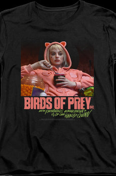 Womens Harley Quinn Love Stinks Birds Of Prey Shirt