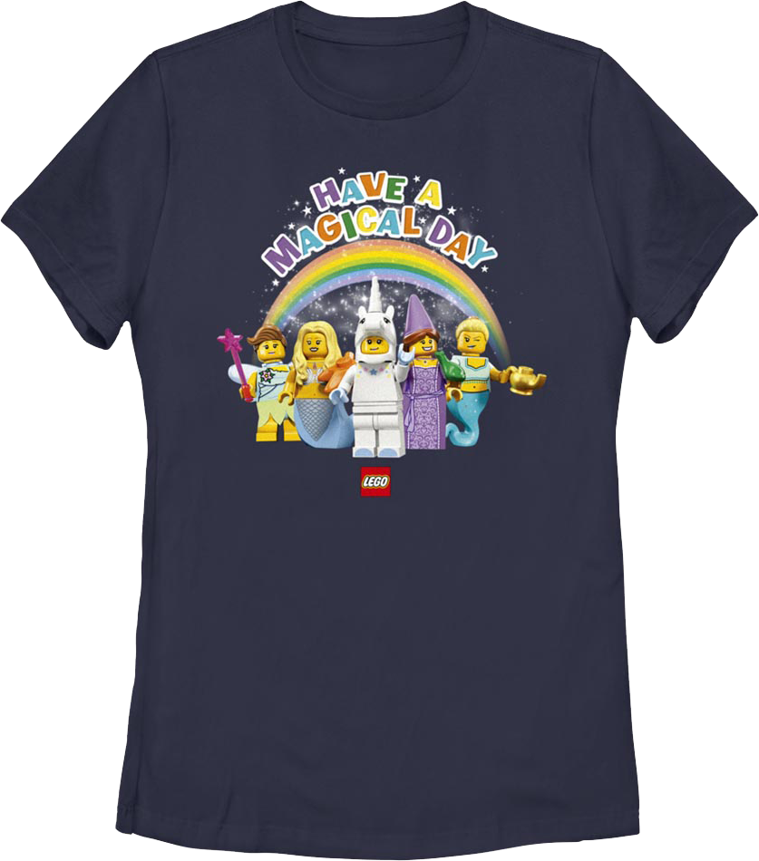 Womens Have A Magical Day Lego Shirt