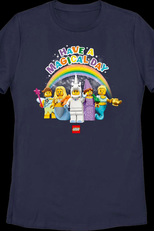 Womens Have A Magical Day Lego Shirtmain product image