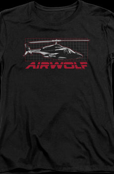 Womens Helicopter Airwolf Shirt