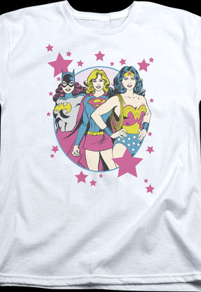 Womens Heroines of DC Comics Shirt