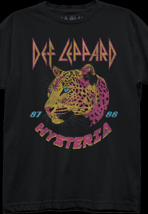 Womens Hysteria 87-88 Tour Def Leppard Shirt