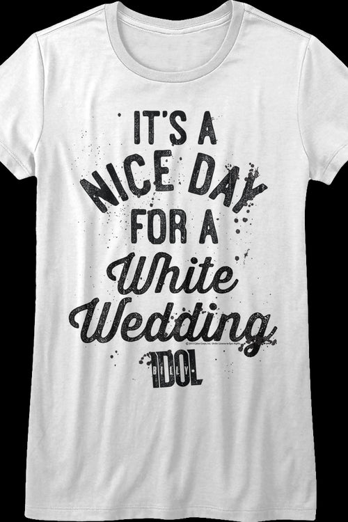 Womens It's A Nice Day For A White Wedding Shirtmain product image