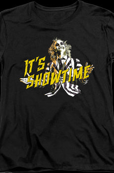 Womens It's Showtime Beetlejuice Shirt