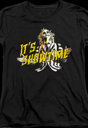 Womens It's Showtime Beetlejuice Shirt