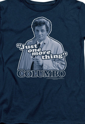 Womens Just One More Thing Columbo Shirt