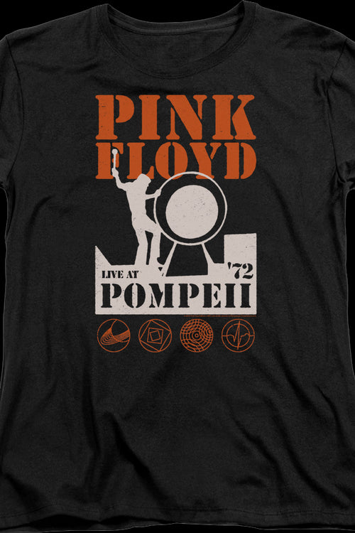 Womens Live At Pompeii Pink Floyd Shirtmain product image