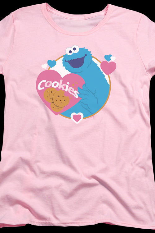 Womens Love Cookies Sesame Street Shirtmain product image
