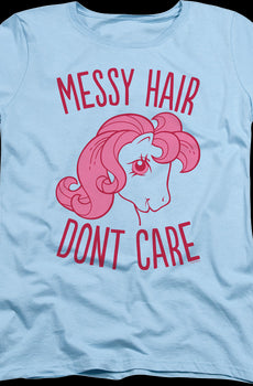 Womens Messy Hair My Little Pony Shirt