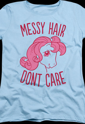 Womens Messy Hair My Little Pony Shirt