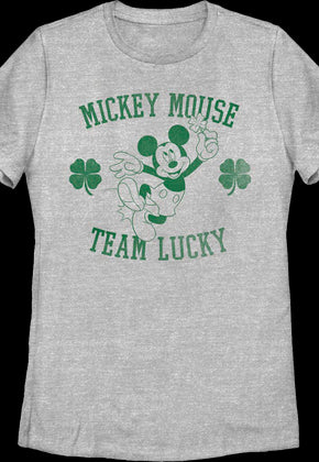 Womens Mickey Mouse Team Lucky Disney Shirt