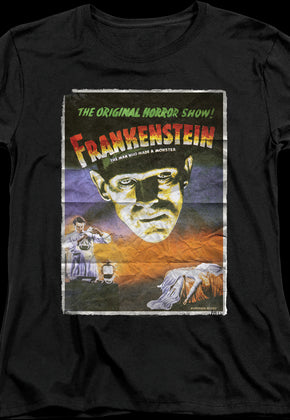 Womens Movie Poster Frankenstein Shirt