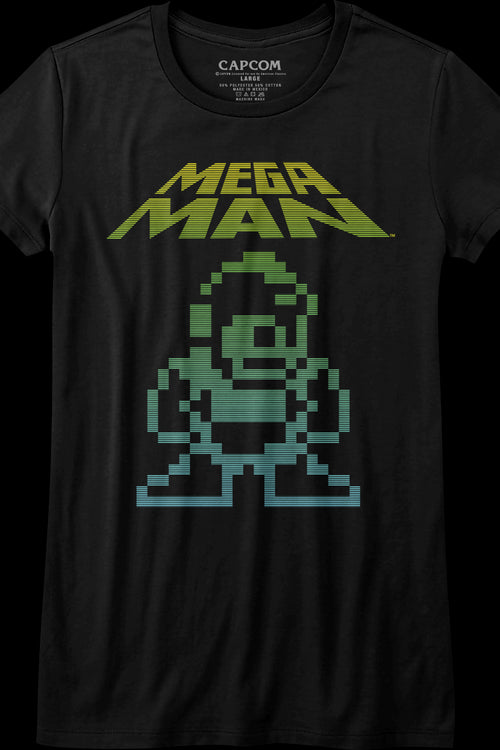 Womens Neon Mega Man Shirtmain product image