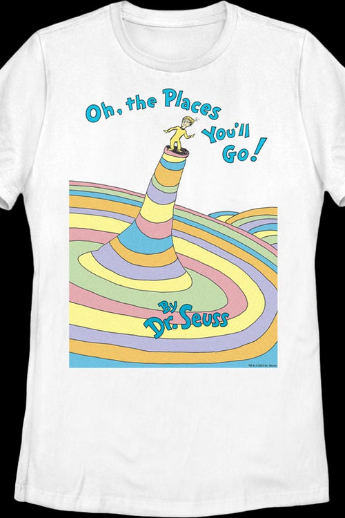 Womens Oh, The Places You'll Go Cover Dr. Seuss Shirtmain product image