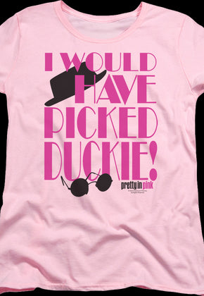 Womens Picked Duckie Pretty In Pink Shirt