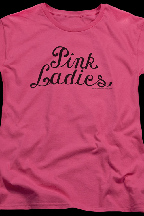 Womens Pink Ladies Logo Grease Shirtmain product image
