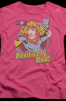 Womens Positively Rad Supergirl Shirt