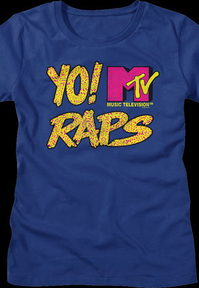 Womens Retro Logo Yo! MTV Raps Shirt