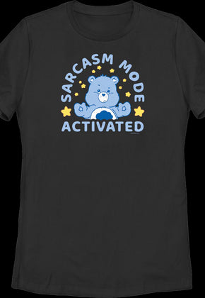 Womens Sarcasm Mode Activated Care Bears Shirt