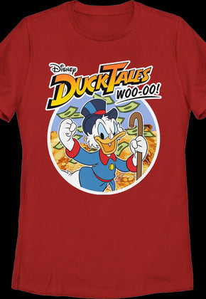 Womens Scrooge McDuck Money Vault DuckTales Shirt