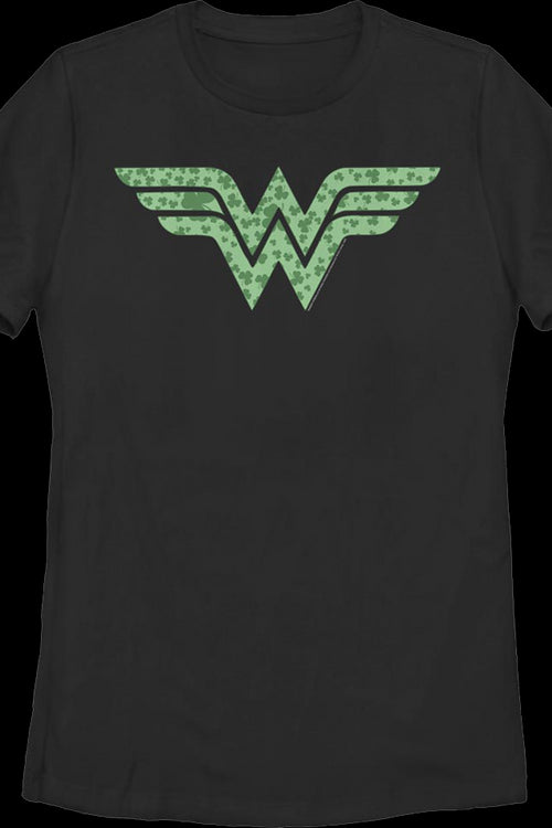 Womens Shamrock Logo Wonder Woman DC Comics Shirtmain product image