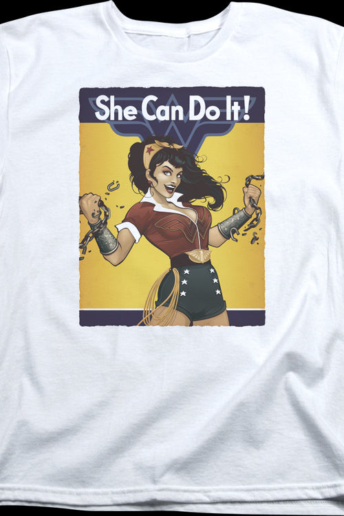 Womens She Can Do It Wonder Woman Shirtmain product image