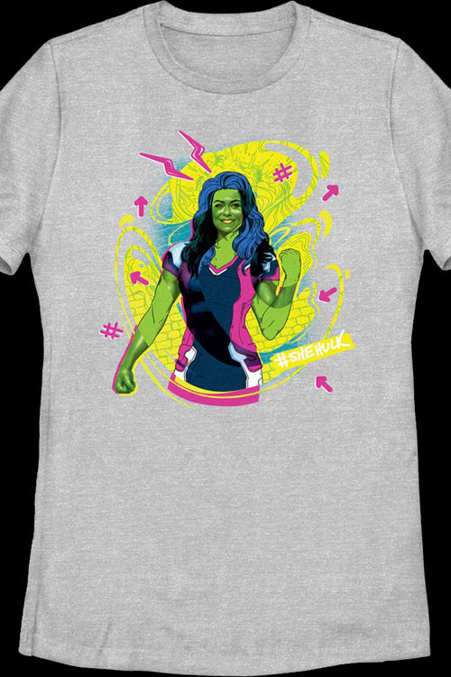Womens She-Hulk Graffiti Marvel Comics Shirtmain product image