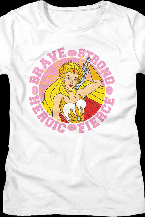 Womens She-Ra Brave Strong Heroic Fierce Masters of the Universe Shirtmain product image