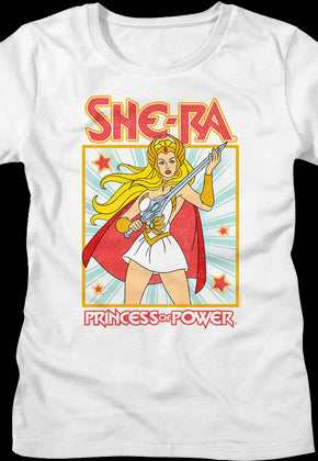 Womens She-Ra Princess of Power Pose Masters of the Universe Shirt