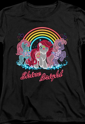 Womens Shine Bright My Little Pony Shirt